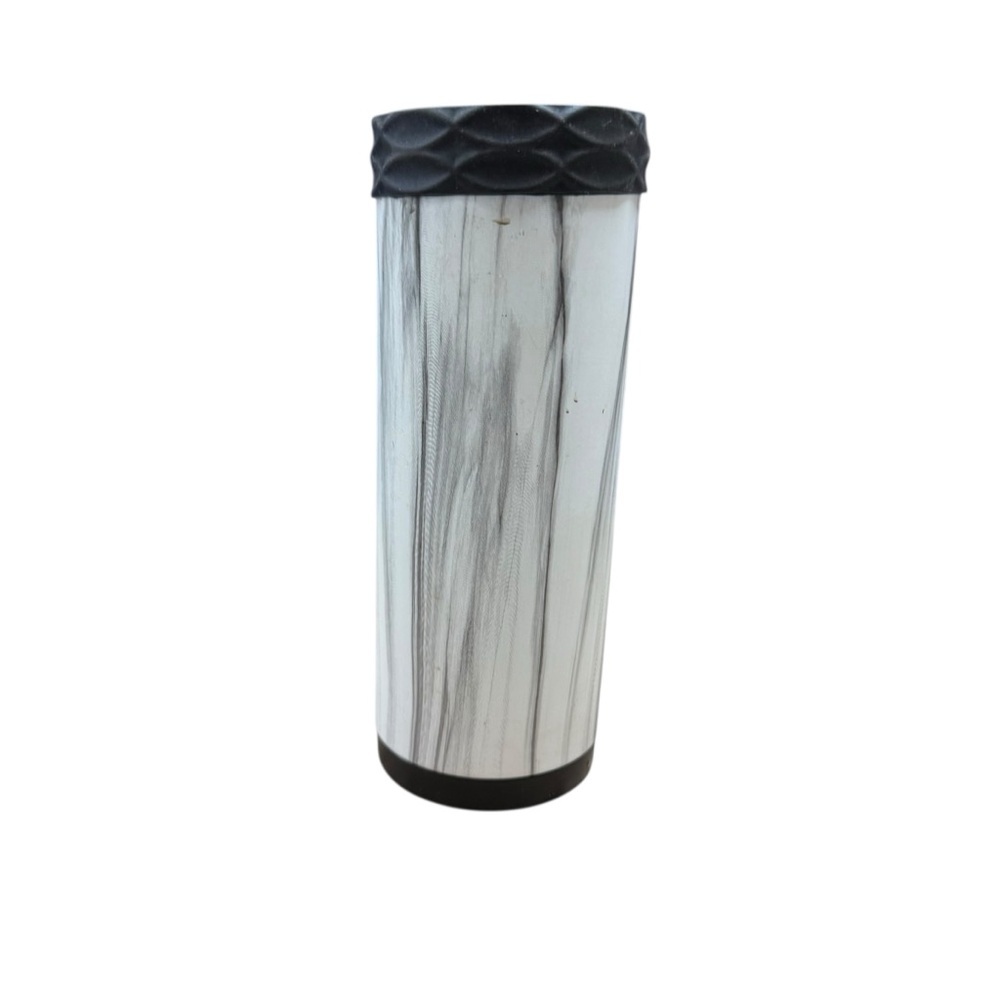 Corkcicle Black and White slim can Koozie like new